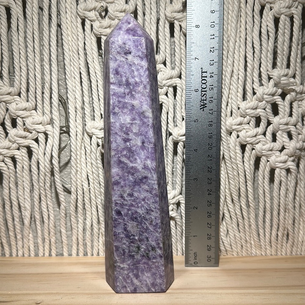 Lepidolite tower